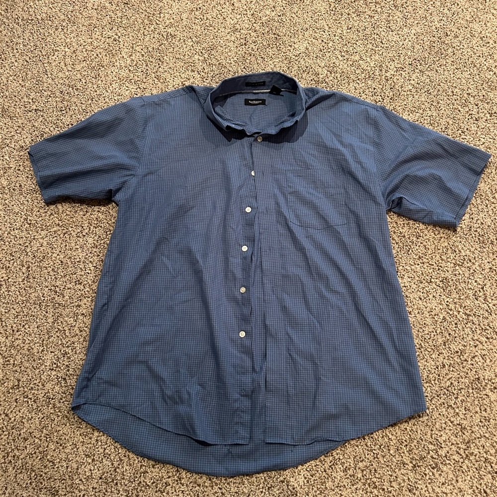 Van Heusen Casual Blue Button Down Shirt